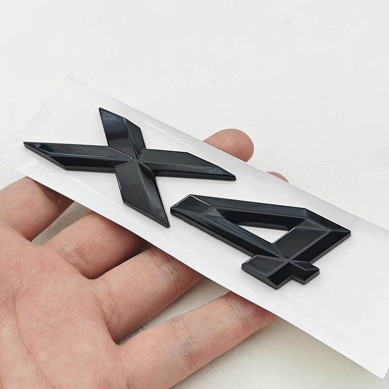New 3D ABS Car Rear Trunk Logo X1 X3 X5 X6 X7 GT Z4 Emblem Badge Sticker For BMW U11 F39 G01 G45 F26 G02 G05 G06 G07 Accessories