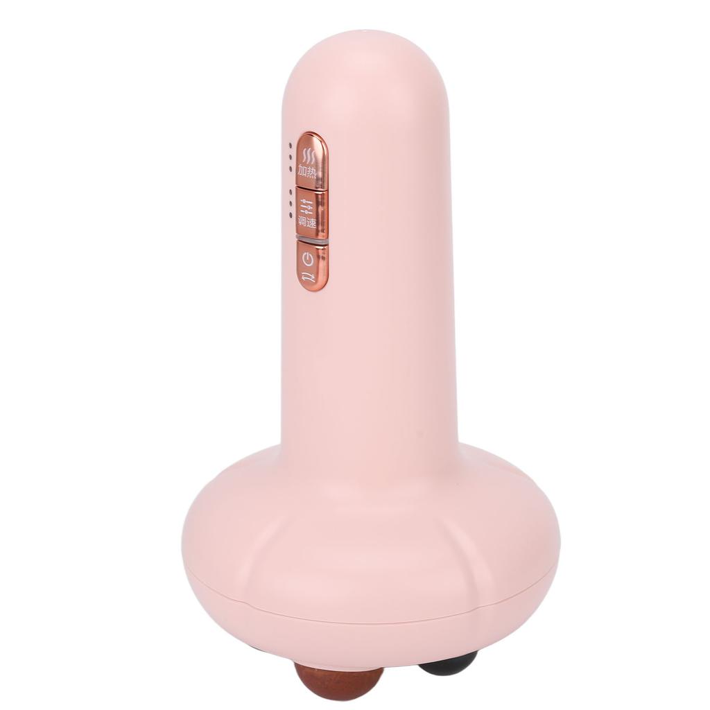 Handheld Belly Massager 3 Heating Gears Smart Timing Stone Needle Abdomen Massage Machine