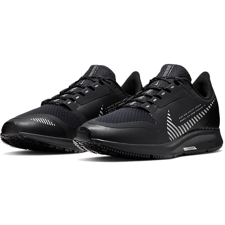 Новые Nike Air Zoom Pegasus 36 Shield Черные AQ8005-001
