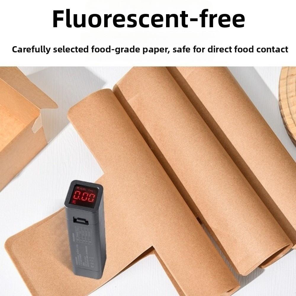 50PCS Food-Grade Loaf Pan Liners Greaseproof Bread Release Paper Heat Resistant Liners  Oven Use