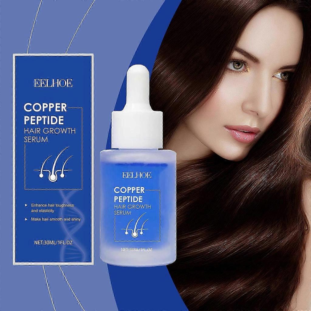 Advanced Copper Peptide Hair Regrowth Formula GHK-CU & AHK-CU, Copper Peptide Hair Growth Serum for Women and Men