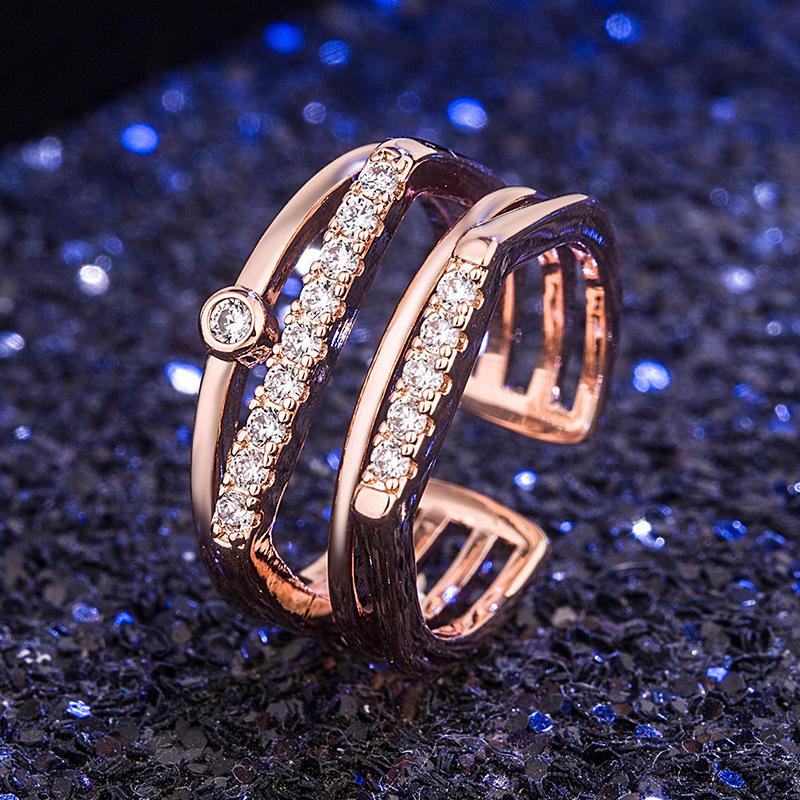 Классическое кольцо Lindon из медного сплава с цирконом, женские ювелирные изделия, свадебный подарок, вечеринка