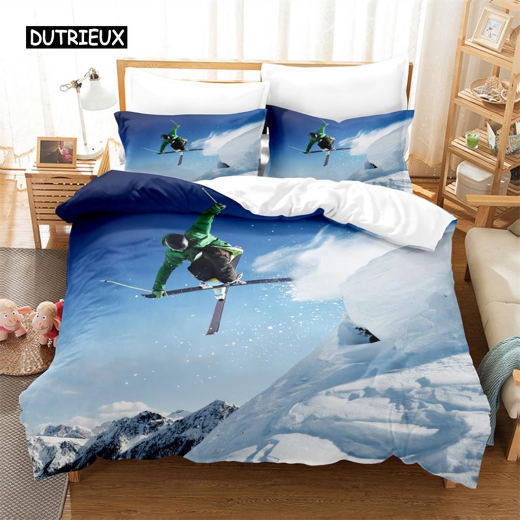 Футбол, спортивный комплект постельного белья, комплект пододеяльников, 3d постельное белье, цифровая печать, постельное белье, комплект постельного белья королевского размера, модный дизайн