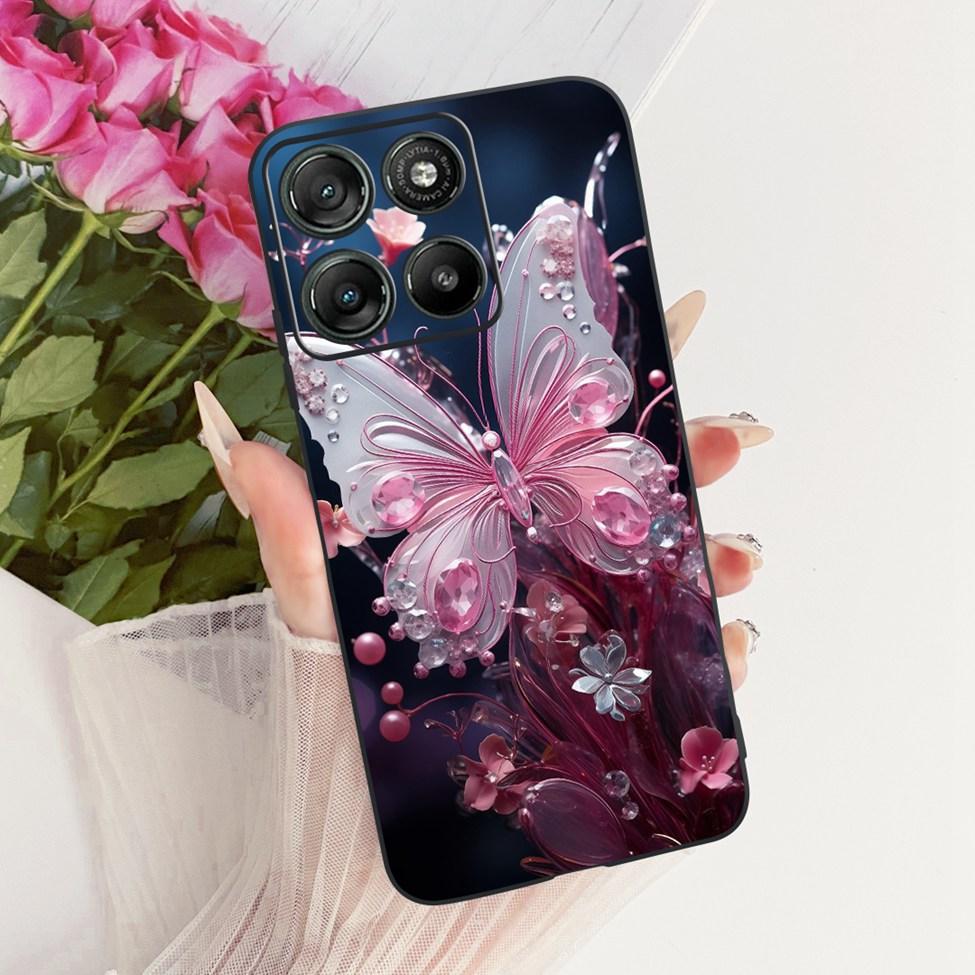 Casing For Motorola Moto G77 Case Aesthetic Luxury Cute Cat Fashion Butterfly Cool Painted Cover For Motorola XT2621-4