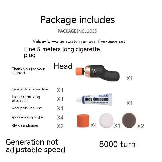 Машина для полировки автомобиля, полировальная машина для удаления царапин, регулируемая скорость, шлифовальная машина для полировки воском, мини-электрическая машина для удаления царапин