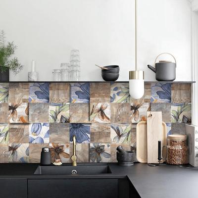 Наклейка Плитка Метро Наклейка Плитка Фартук Вода для Кухни Ванной