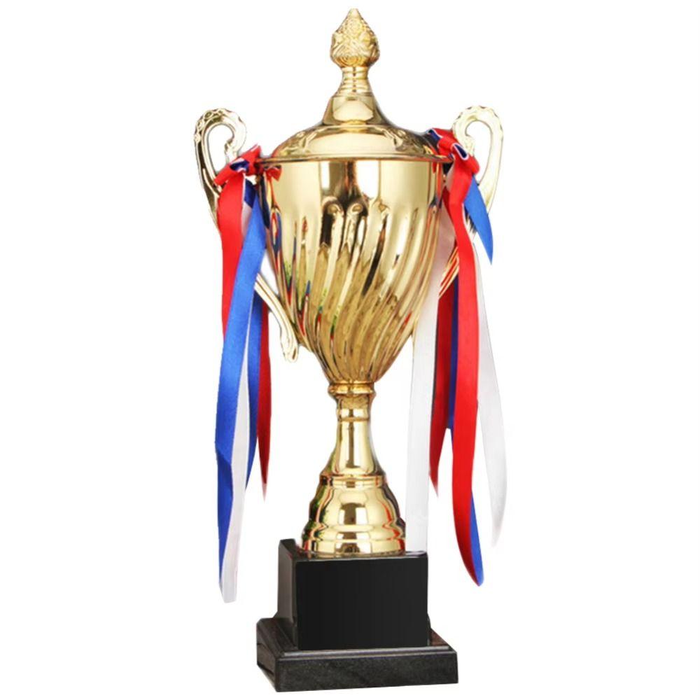 Metal Material Gold Trophy Cup Large Size Winner Trophies First Place Trophies  Celebration Events