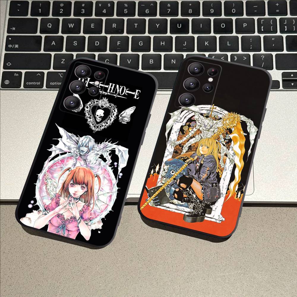 Misa anime D-Death N-Note Case For Samsung Galaxy Case S25 S23 S22 S21 S30 S20 S10 Ultra Plus FE TPU Soft Cover