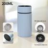 200ml Mini Thermos Cup Double Layer Vacuum Insulation 12 Hours Heat Preservation Portable 304 Stainless Steel Metal Cup Outdoor