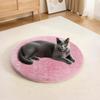 Imitation Rabbit Plush Pet Carpet Solid Color Round Floor Mat Fluffy Shaggy Circle Area Rug Living Room Sofa Carpet