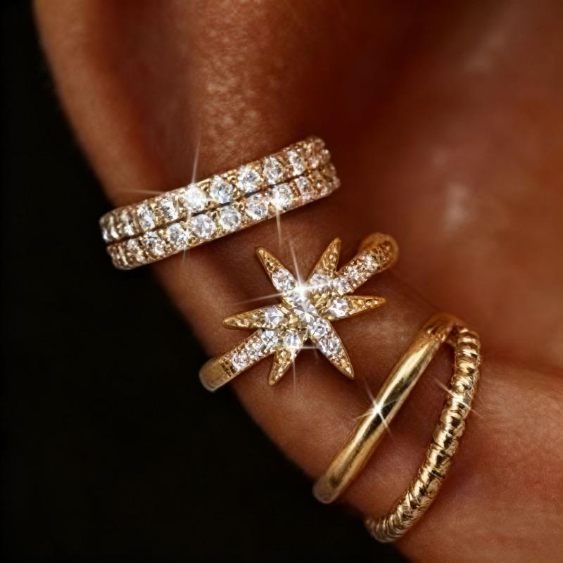 Retro Micro-set Zirconia Stud Earrings - High-end Earrings with Exquisite Design, Suitable for All Occasions.