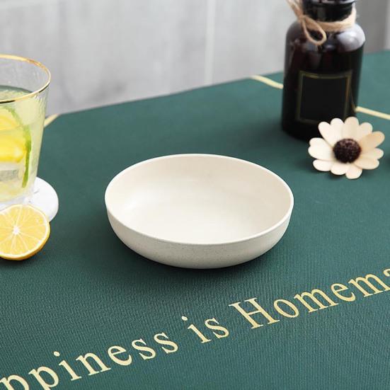 Обеденная тарелка, однотонная, гладкая поверхность, легкая чистка, безопасная для микроволновой печи, пищевая посуда, круглая форма