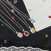 Ожерелье-подвеска 'Чистое небо' с овальным розовым бриллиантом, гало из стерлингового серебра S925, тонкая цепочка, аксессуар для квадратного выреза