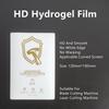50pcs TPU Flexible Hydrogel Film Mechanic Sheet Curved Screen Protector HD Blue Matte Privacy For Any Cutting Machine Plottter