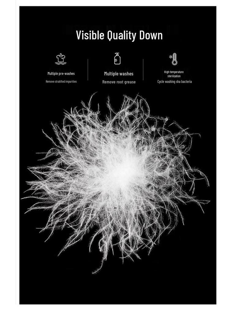 Унисекс длинная пуховая куртка до щиколотки - Осенне-зимняя повседневная в корейском стиле