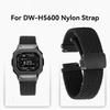 Для Casio DW-H5600 Эластичный Нейлоновый Складной Магнитная Пряжка Ремешок Браслет 18мм Водонепроницаемый Дышащий Ремешок Зеленый Серый Черный