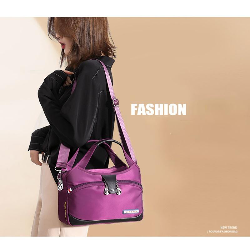 Женская сумка, трендовая модная простая повседневная универсальная оксфордская ручная сумка через плечо, женская сумка через плечо