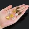 20pcs 50pcs 100pcs Metal Two-leaf Speaker Retro Flower Tray Bead Caps Hat Headgear Out Parts for DIY Jewelry Making Accessories