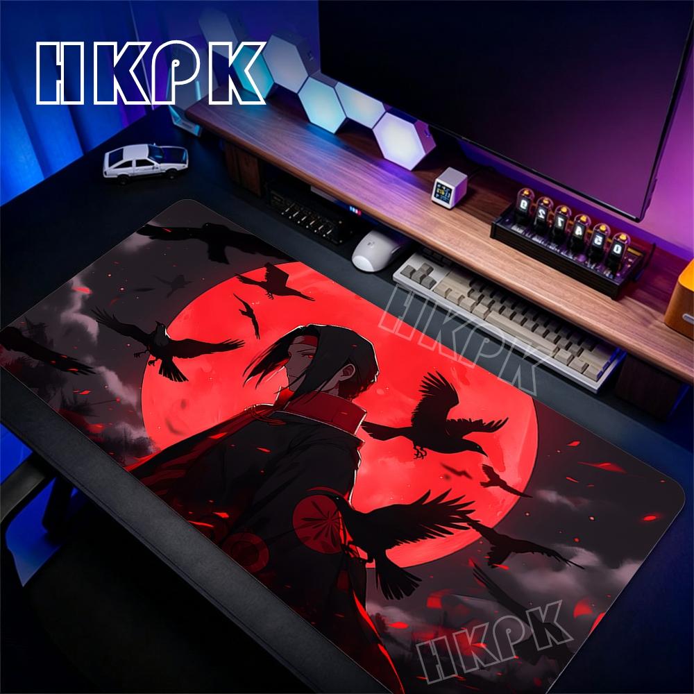 Naruto Mouse Pad Anime Gaming Accessories Varmilo Keyboard Desk Mat XXL Gabinete Gamer Carpet Mousepad Natural Rubber Mouse Mats