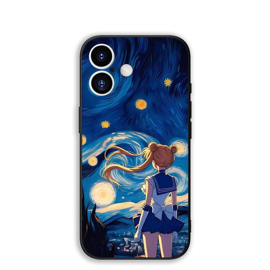 Для Motorola Moto G82 G20 G22 G23 G32 G8 G7 G9 Power Plus G41 G30 G71 E22 E13 E20 E32 Чехол для телефона Комиксы S-Sailors Постер Луны