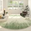 French Style Carpets for Living Room Fluffy Soft Lounge Round Rug Green Fresh Bedroom Decor Carpet Home Washable Plush Floor Mat