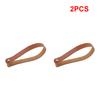 1/2PCS Cowhide Leather Pull Strap Belt Quick Release Rope Block Bag for Brompton Folding Bike Front Bag Carrier Block Strap
