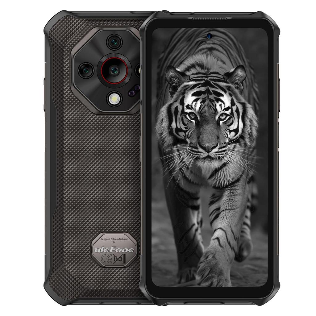 Ulefone Защищенный телефон Armor X16 4G 10360 мАч До 12 ГБ ОЗУ 128 ГБ ПЗУ 120 Гц 6,56" Android 15 Смартфон Ночная камера