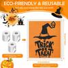 Honeydak 6 Pcs Halloween Swedish Dish Towels Ghost Pumpkin Swedish Kitchen Dishcloths Washable Reble Halloween Dish Cloths Witch Absorbent Fast