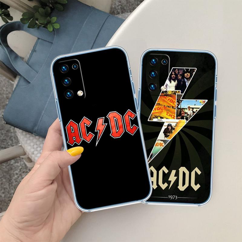 A-acdc Transparent Phone Case for Motorola Moto E13 E15 E20 E22 E22I E22S E30 E32 E40 E7 E7I G Plus Power Play Stylus G22 G14