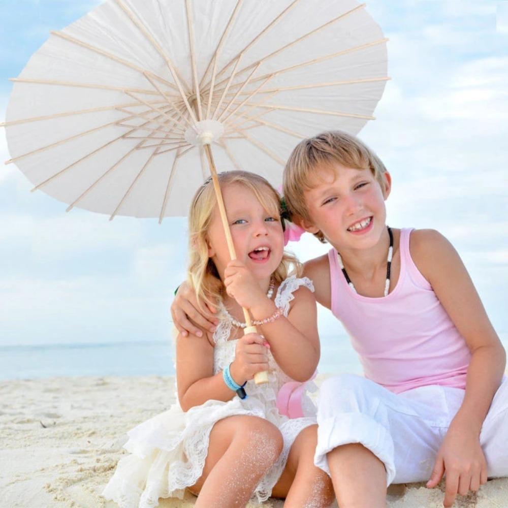 Birthday DIY Handmade Decorative Dance Prop Photography Prop Paper Umbrella Painting Supplies