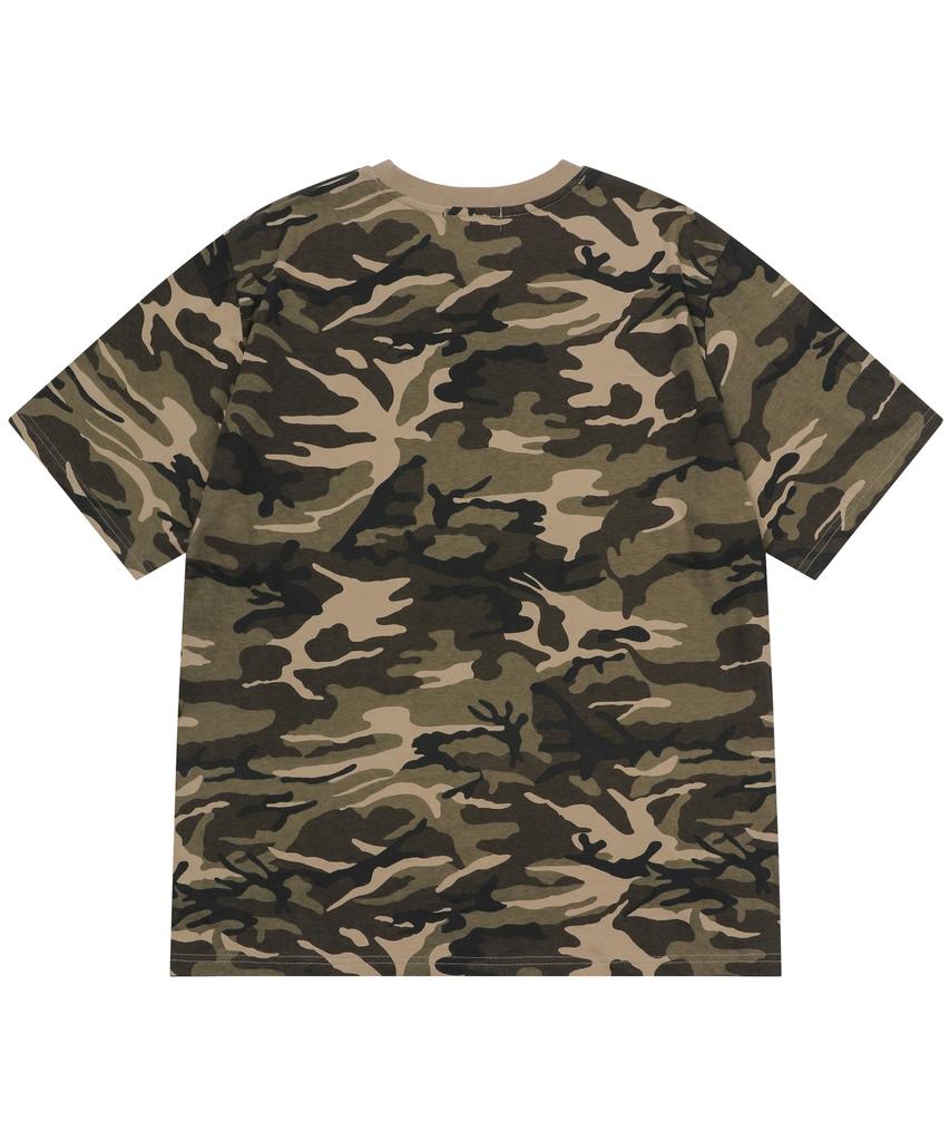 MUCENT Tenver Metal Logo Camo Short Sleeve T-Shirt Unisex
