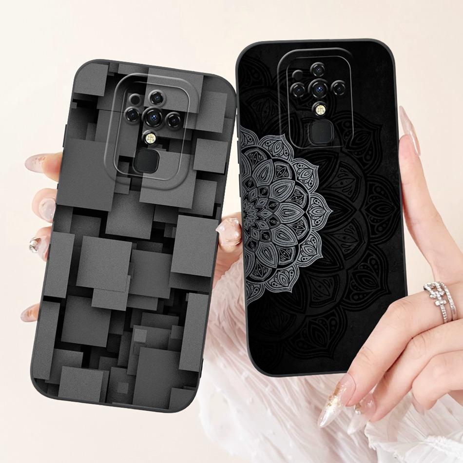 For Tecno Camon 16 Pro Case Camon16 16Pro CE7 CE7j CE9h Elegant Printing Soft Silicone Camera Protective Shockproof Phone Cases