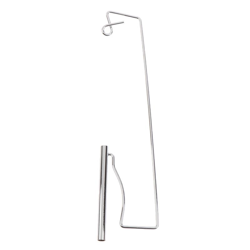 Старая швейная машинка, стойка для ниток, серебристый металл, переносной аксессуар, проволочная рама, часть