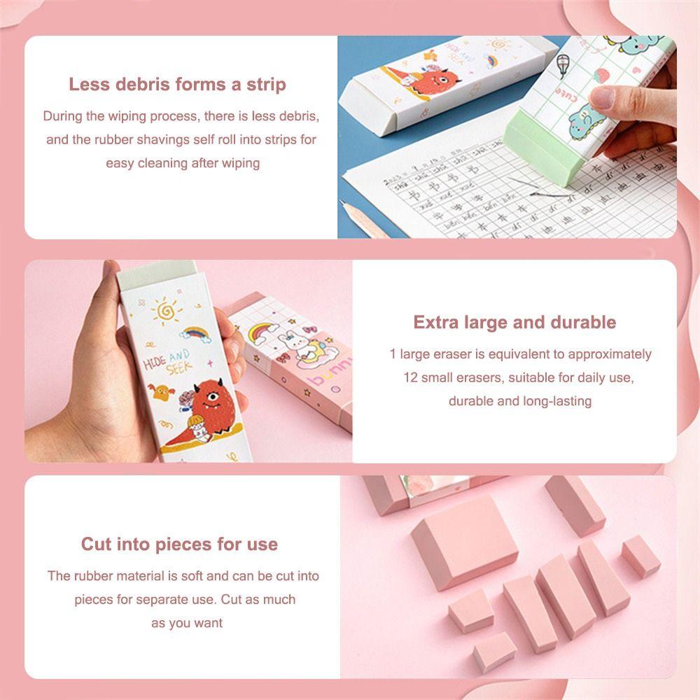 Студентам подарок гигантский ластик, не оставляющий следов, резиновый ластик, школьный офис