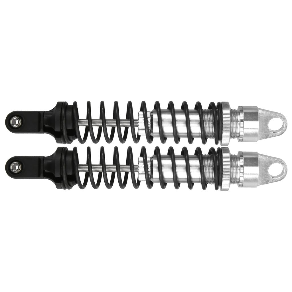 2Pcs 188mm RC Aluminium Shock Absorber Damper for HSP 94050 1 5 RC Gasoline OffRoad Cars(Silver )