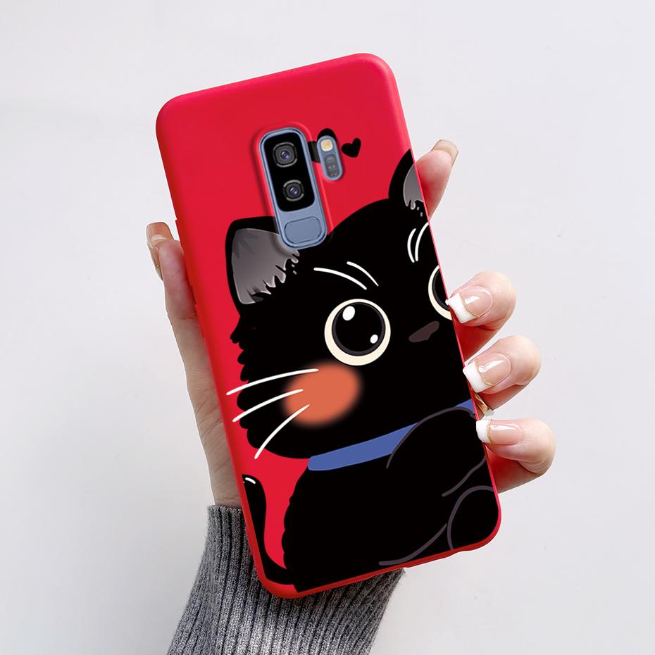 Силиконовая задняя крышка для Coque Samsung Galaxy S9 Plus Милый кролик панда Защитный мягкий чехол для телефона SamsungS9 S9Plus Funda Capas