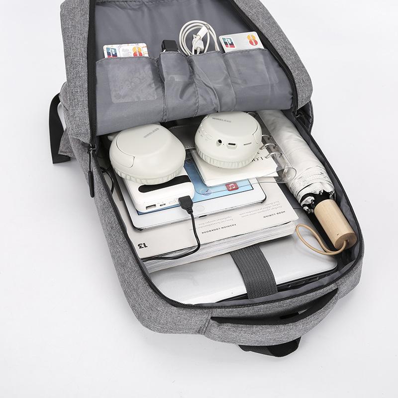 Новый унисекс однотонный водонепроницаемый и дышащий деловой модный повседневный универсальный рюкзак для повседневного использования