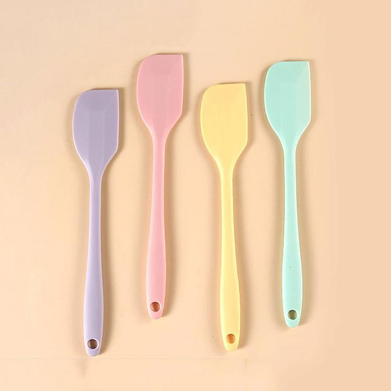Силиконовая лопатка для крема, термостойкая, антипригарная, идеально подходит для приготовления пищи, выпечки и перемешивания, кухонный инструмент пищевого класса
