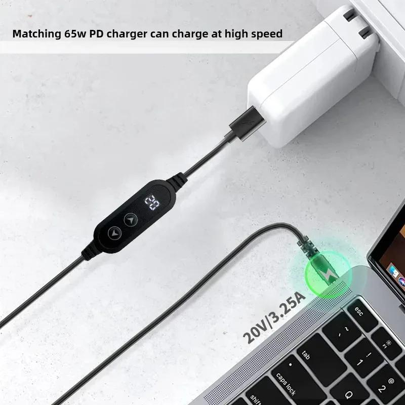 Кабель-адаптер USB C на DC с функцией повышения напряжения Type C на DC Быстрая зарядка 5 В на 12 В Преобразователь напряжения для беспроводного роутера TV BOX