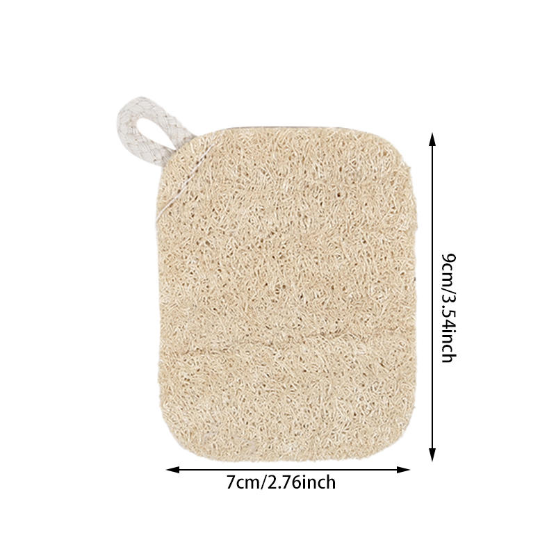 3 шт. мочалка для мытья посуды из люфы, творческая кухонная скребок для овощей, удаление масла, чистящие салфетки