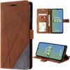 Protective Case - BOOLING - for Samsung Galaxy A05s - Brown PU Leather - Shockproof - Multi-position Stand