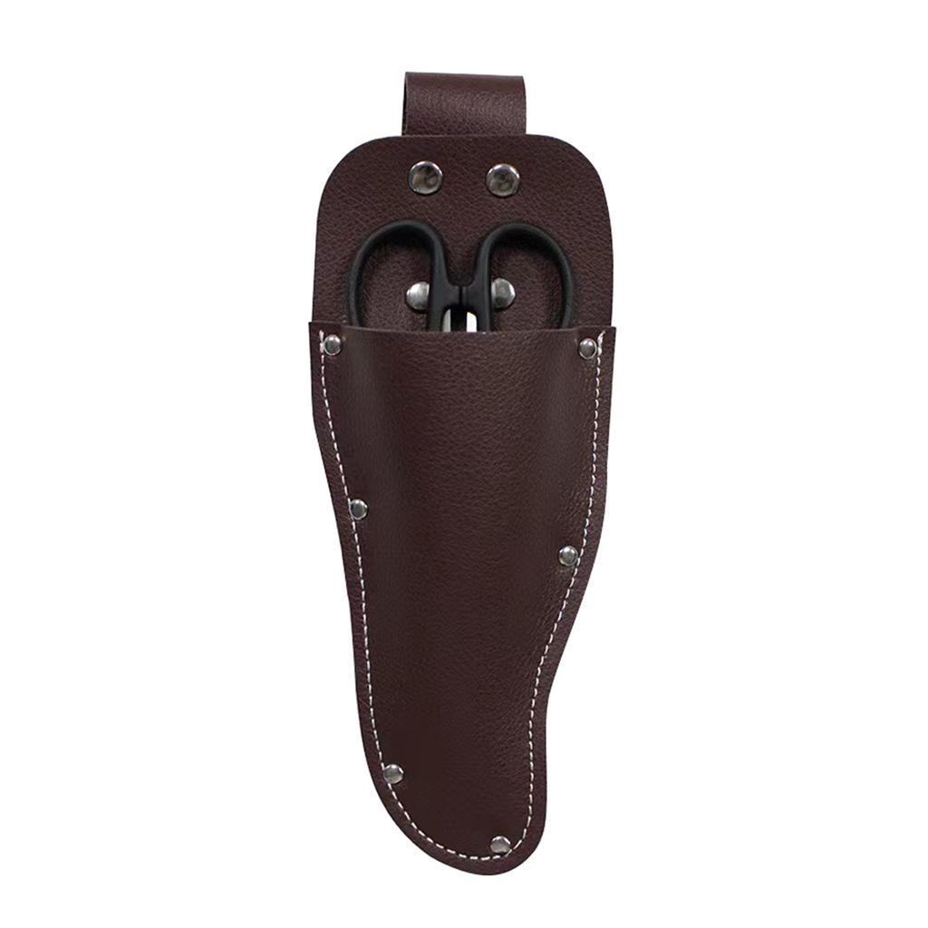 Прочная кобура из коровьей кожи для секатора, удобный органайзер для инструментов для садоводов и ландшафтных дизайнеров