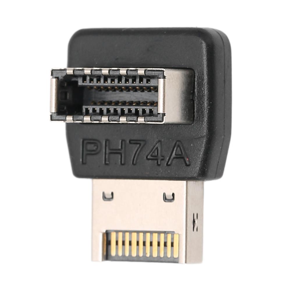PH74A USB3.1 TYPEE Адаптер Plug and Play USB-адаптер для передней панели Компьютерная материнская плата