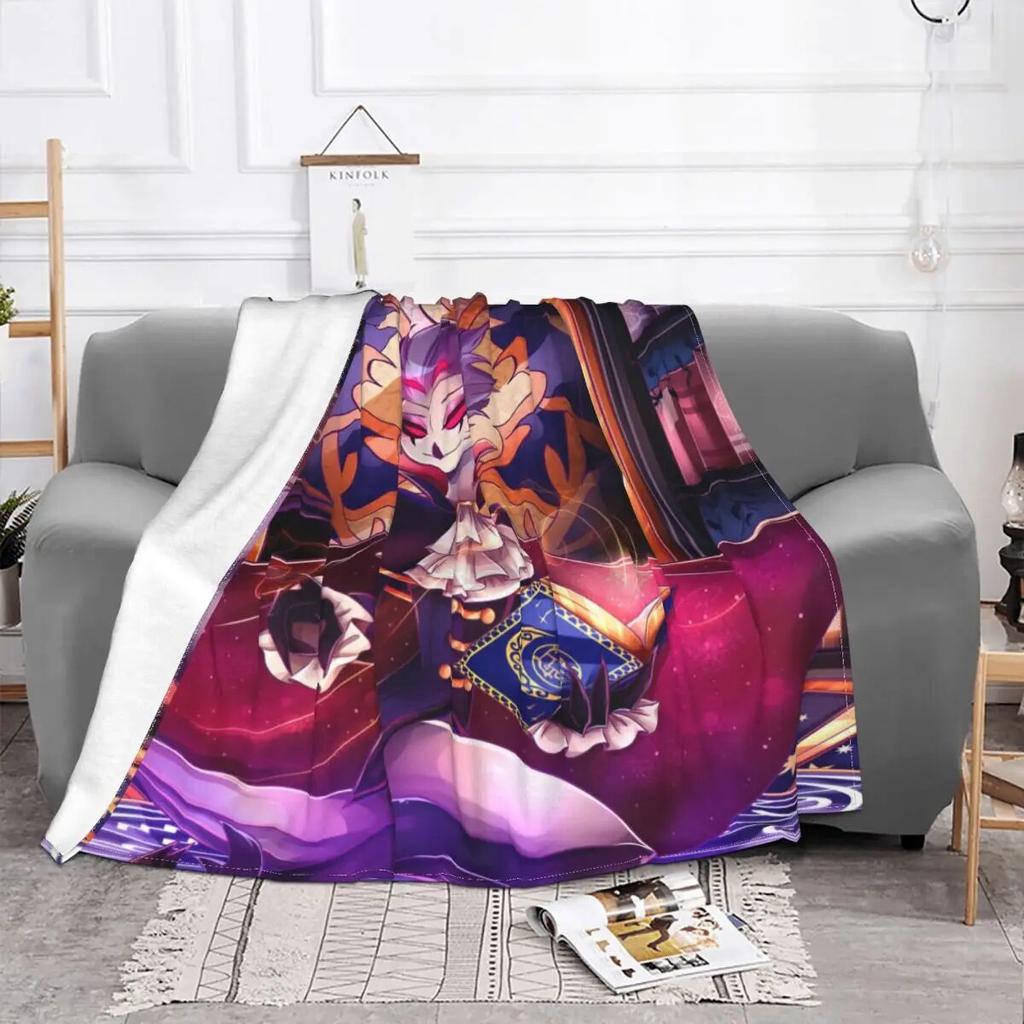 Одеяло Stolas Helluva Boss, фланелевые одеяла в стиле аниме, украшение для путешествия в самолет, ультра-мягкие теплые покрывала