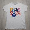 Paris 2024 Olympic Games Women's Graphic T Shirt White Size L Official Licensed