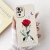 Phone Case For Xiaomi Redmi Note 10 Pro 4G Funda Flower Painted Matte Soft  Protective Cover for Redmi Note10 10S 10Pro Bags
