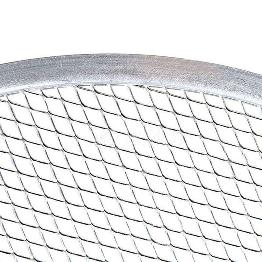 6''-12'' Home  Oven Net Kitchen Baking Tray Aluminium Mesh Plate Pan Pizza Screen