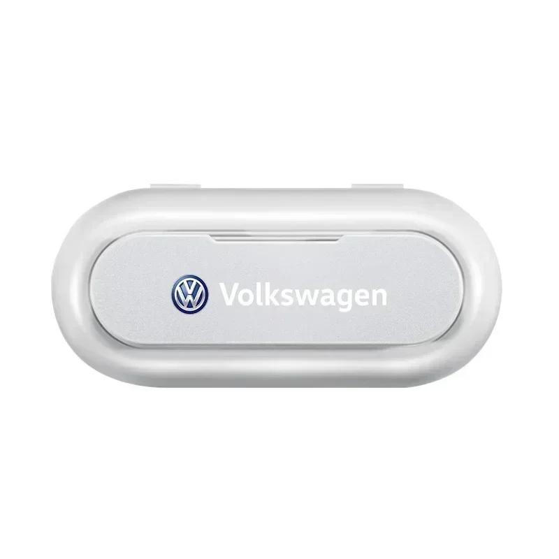Для VOLKSWAGEN VW Polo B6 2025 Горячий Для автомобиля Volkswagen Держатель для солнцезащитных очков на козырек Чехол для очков в автомобиль С Для VW Volkswag