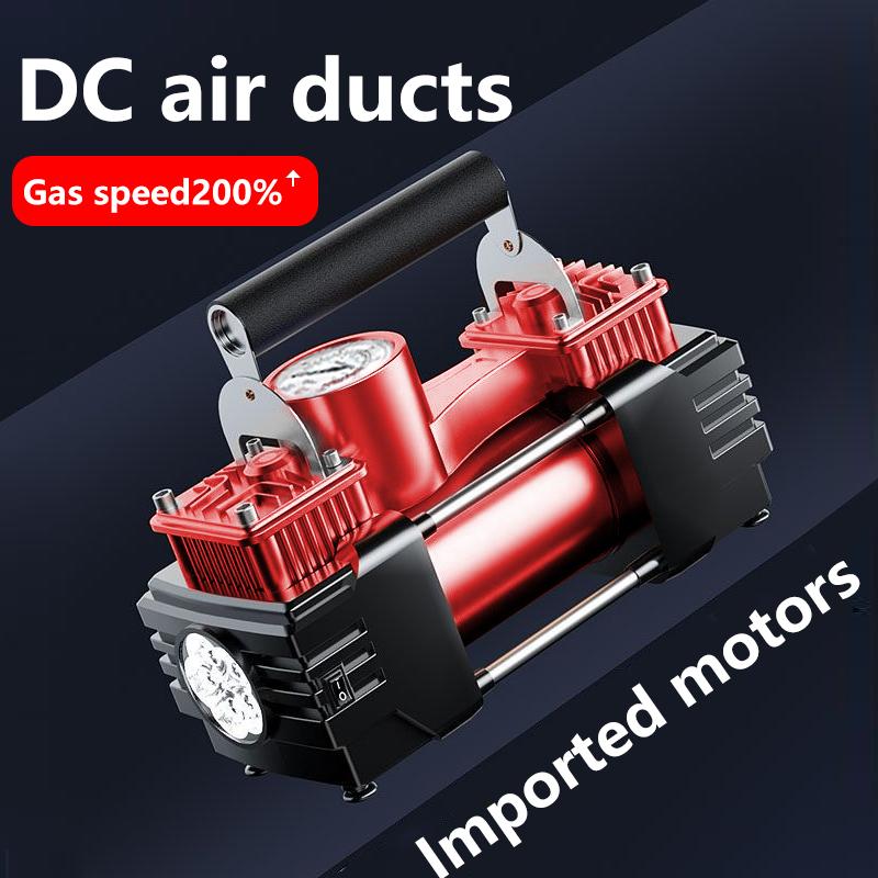 Прикуриватель Интеллектуальный цифровой дисплей Двигатель 540 Одноцилиндровый воздушный компрессор Портативный измеритель давления в шинах для тяжелых условий эксплуатации