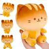 13/20/25 см Мультяшная Милая Кошка Плюшевая Кукла Подушка Забавная Форма Кошки Хлеб Печенье Бисквит Плюшевая Игрушка Домашний Декор Подарок Для Детей